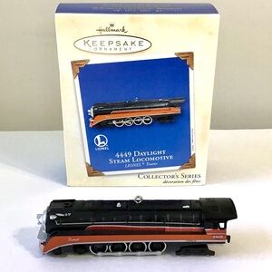 2003 Hallmark LIONEL Train Ornament 4449 Daylight Steam Locomotive Vintage